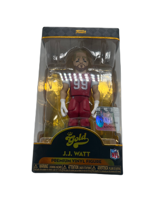 Gold Funko J.J. Watt Premium Vinyl Figure NFL