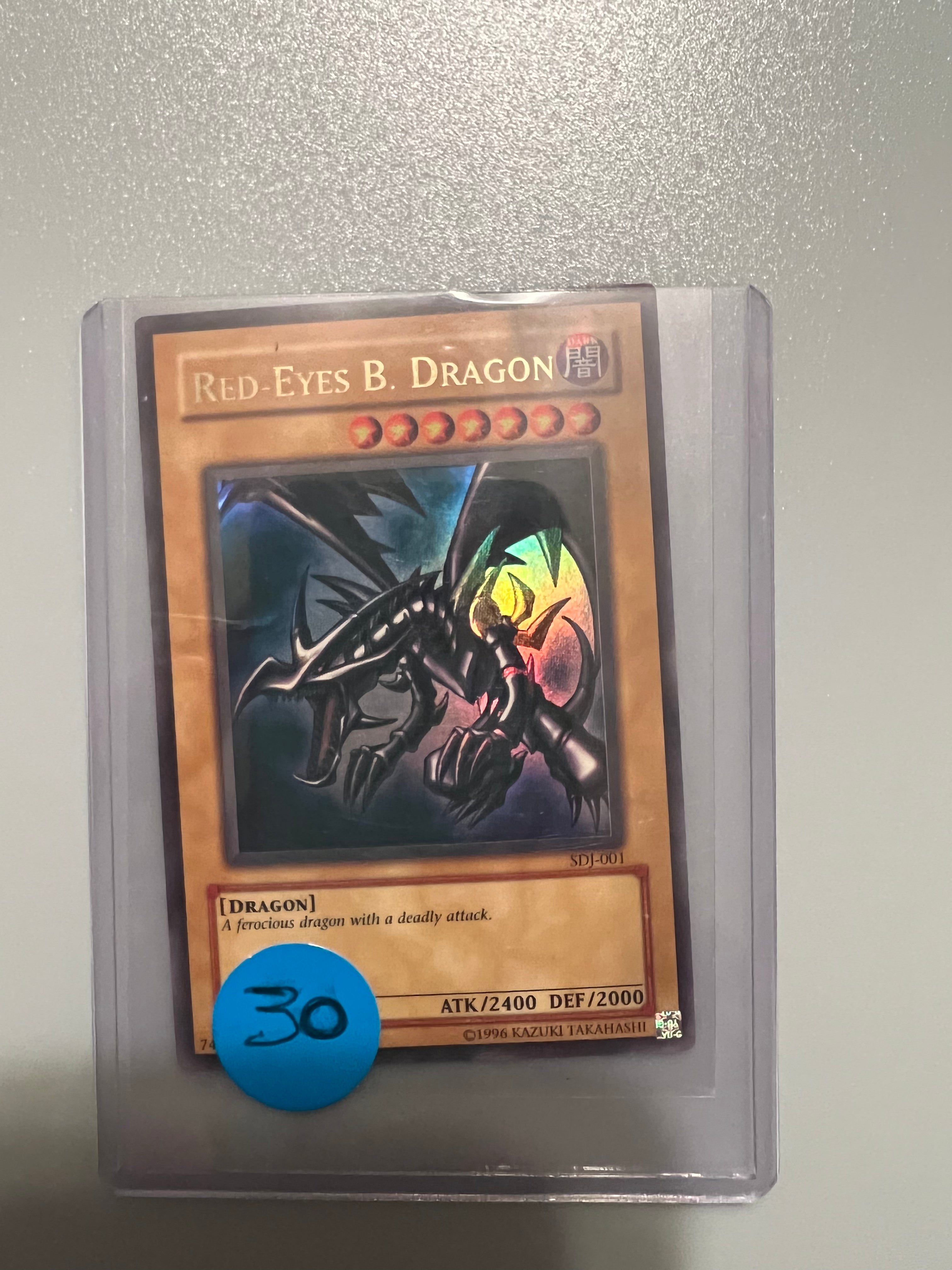 YuGiOh Joey Starter Deck Ultra Rare Red Eyes Black Dragon SDJ-001
