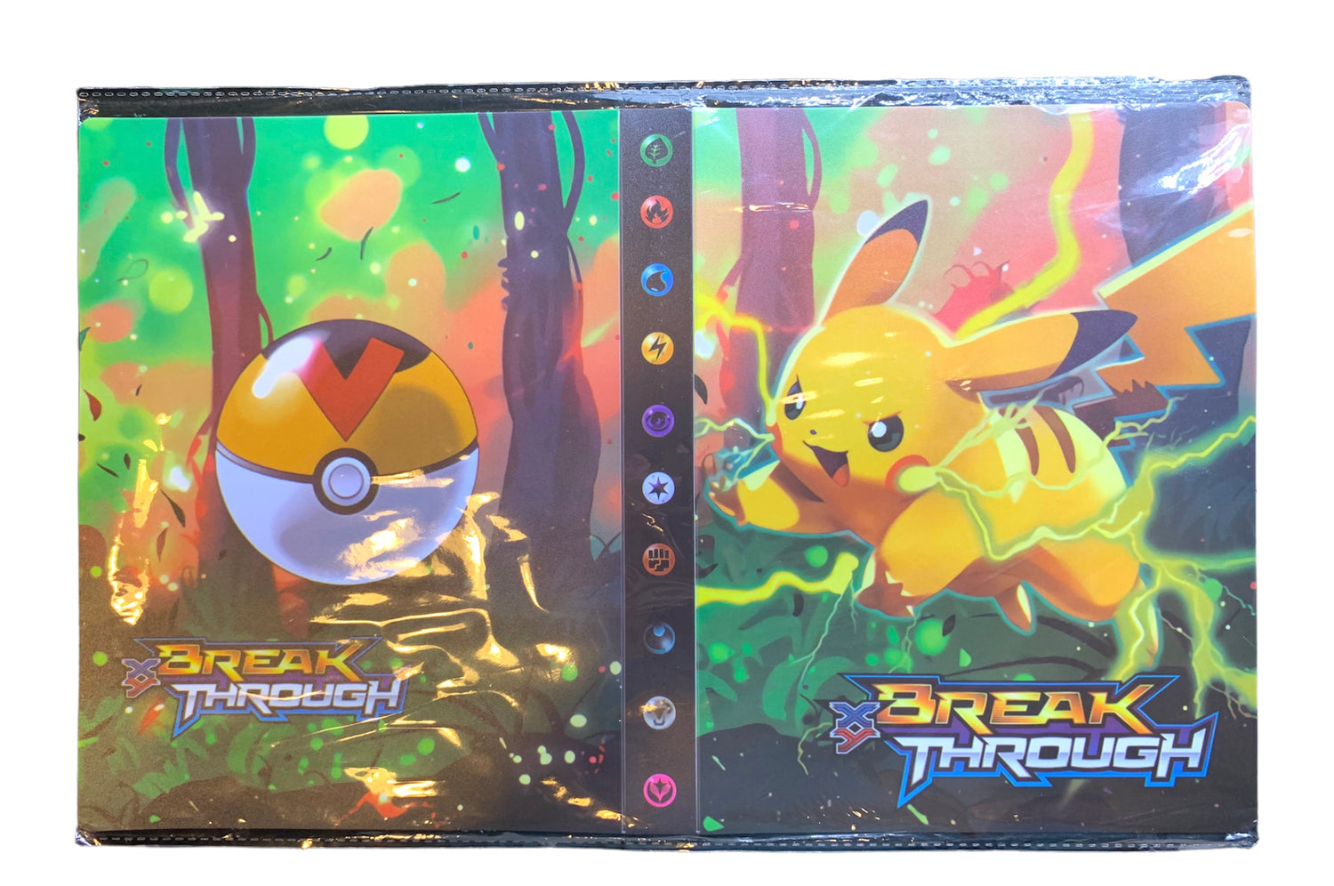 Ultra Pro Pokemon 4-Pocket Card Binder Breakthrough Pikachu XY PapaTrinity Ultra Pro Pokemon 4-Pocket Card Binder Breakthrough Pikachu XY PapaTrinity
