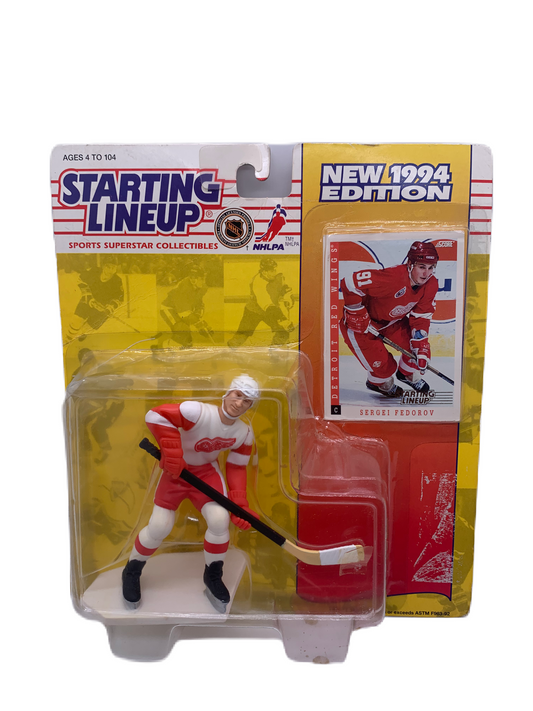Sergei Fedorov Starting Lineup New 1994 Edition Detroit Red Wings