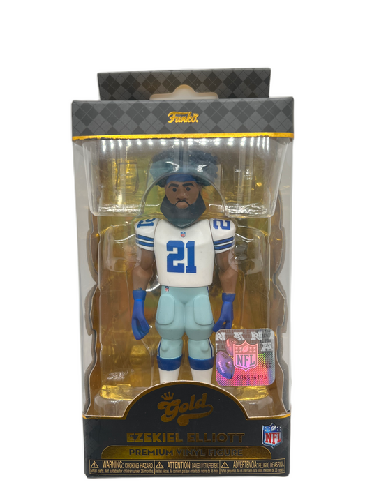 Gold Funko Pop NFL Ezekiel Elliott Premium Vinyl Figure